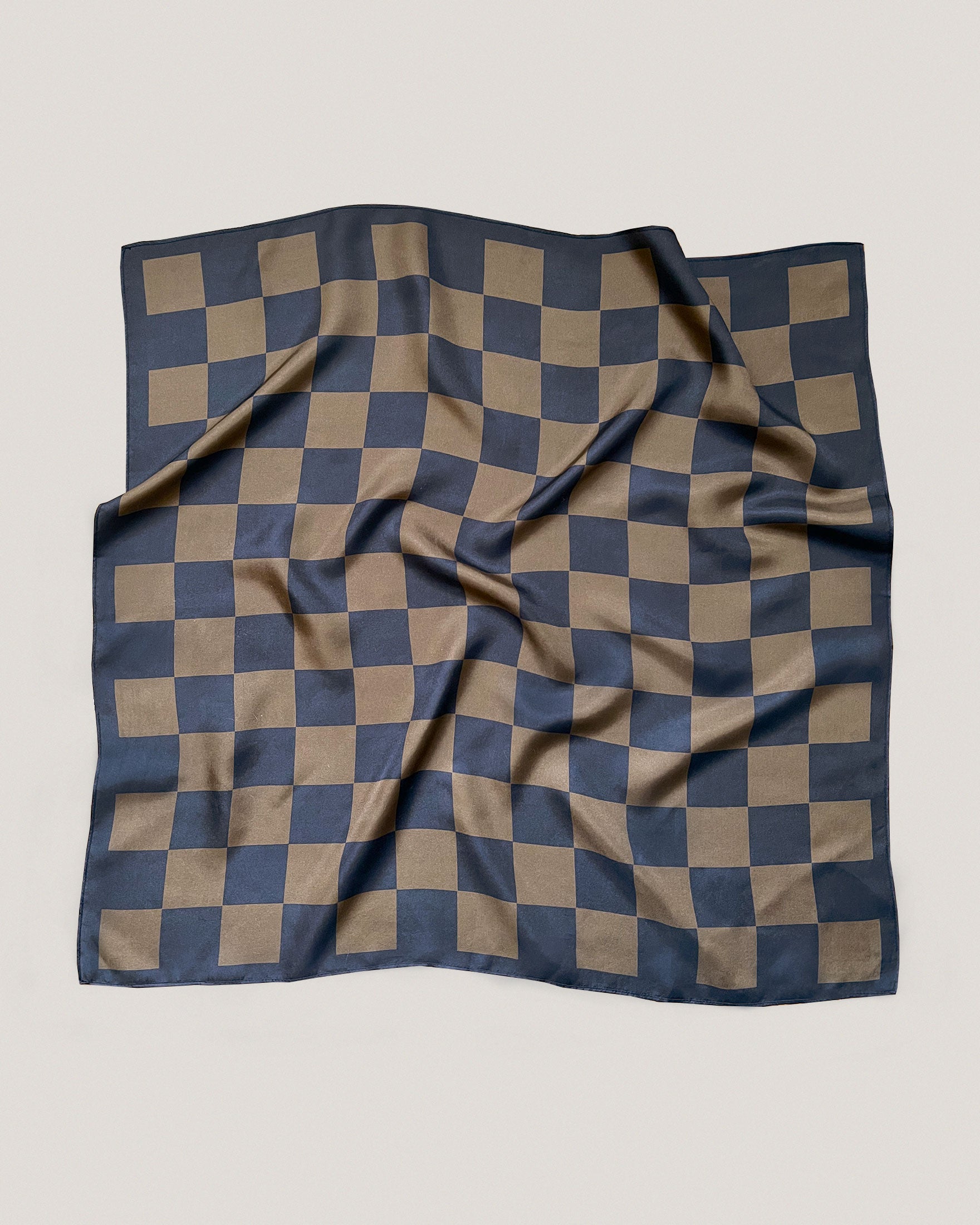 Checkered Silk Scarves - The Kelly by Manner Market